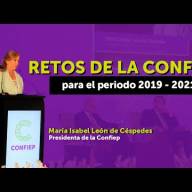 María Isabel León presidenta de CONFIEP y los mermeleros de Panamericana TV del Perú